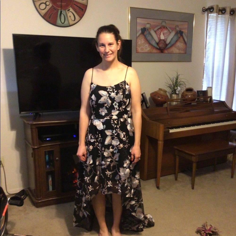Gorgeous high low dress.  Size 14.